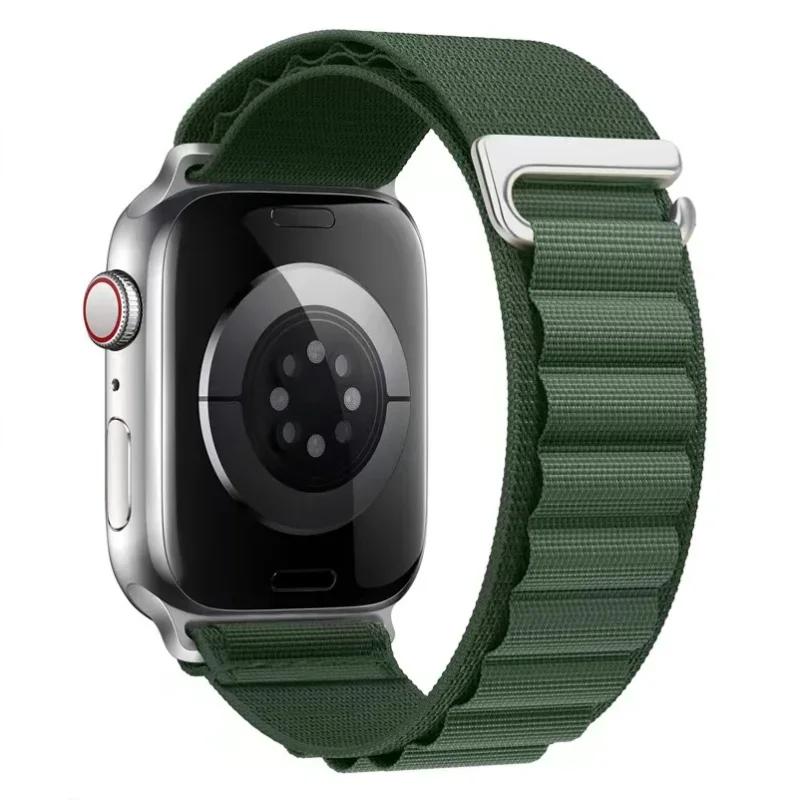 Upgrade Alpine Nylon Strap For Apple Watch Band 11 10 9 8 7 45mm 41mm 42mm 46mm Ultra 3/2 49mm Bracelet Watchband iWatch 6 5 SE