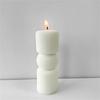 3D Cylinder Candle Mold Reusable Silicone Mold for Home Decorations Practical Aromatherapys Mould Jewelry Supplies