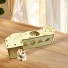 Hamster Tunnel Toy Exercise Track House Wooden Guinea Pig Tube for Gerbil