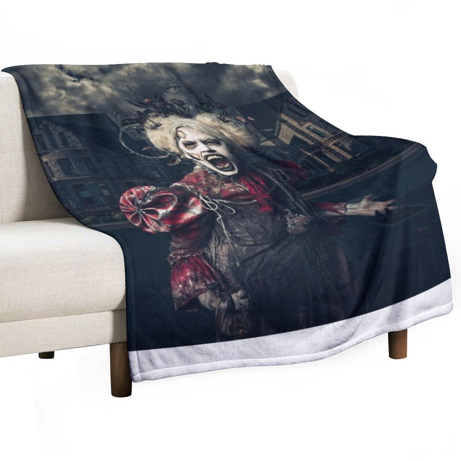 

Red Widow Throw Blanket Flannel Fabric Blankets Sofas Of Decoration Plush Hairy Blankets 30x40in