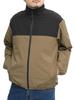 Mountain Parka Large Size Windproof Water Repellent Stretch Outdoor Switching Stand Blouson Jacket 5L Beige X Black [One Colors] Men's (Stand)