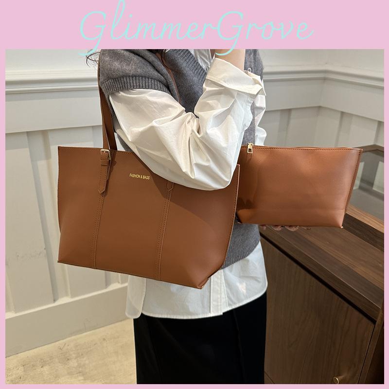 Large Multipurpose Elegant Tote Bag For Women Featuring Modern Minimalist Style And Durable Pu Material