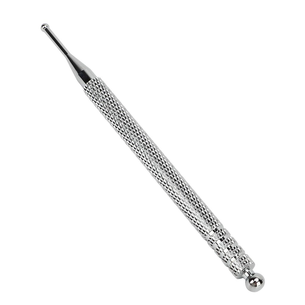 Copper Ear Acupuncture Pen Professional Ergonomic Ear Acupoint Reflexology Massage Tool Silver