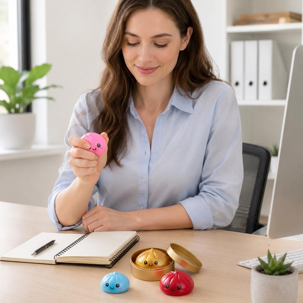 Random Assorted Bun Toy Stress 10ml