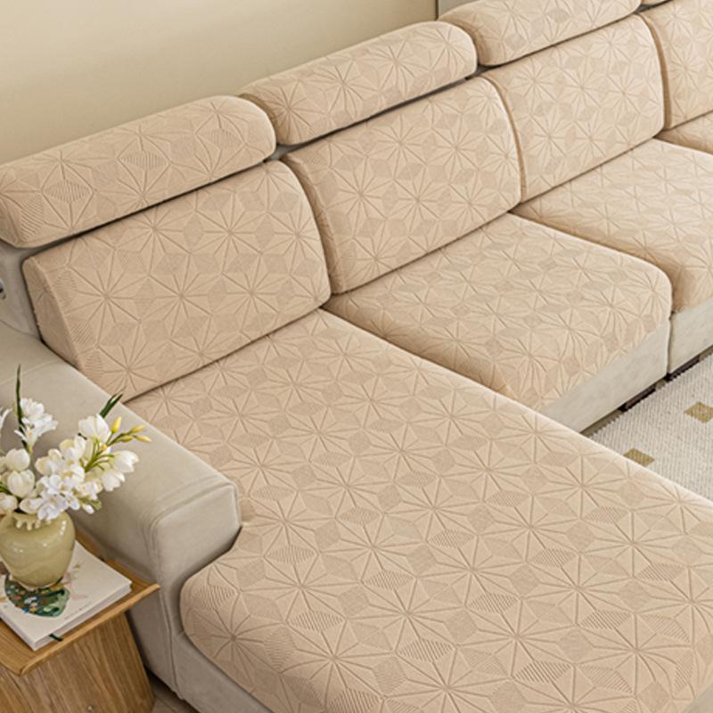 Elastic Sofa Cover Cushion Cover Sofa Hat Solid Color Sofa Cover All-inclusive Four Seasons Universal Cover Sofa Cushion Cover