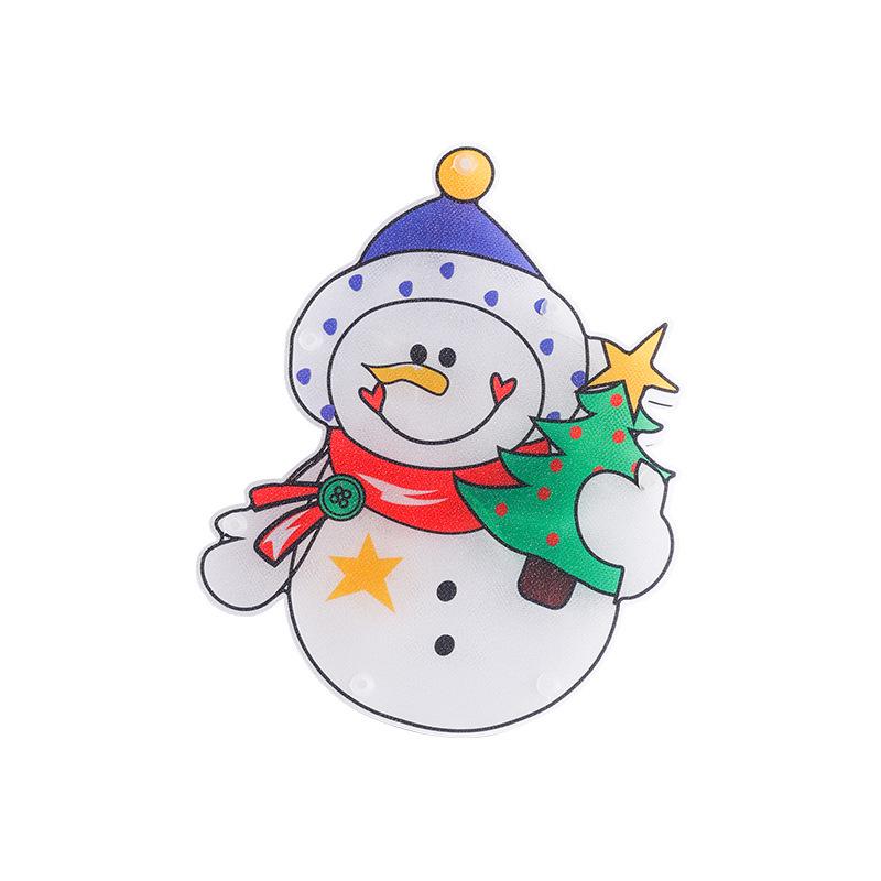 LED Christmas Tree Snowflake String Lights with Santa Claus Decoration