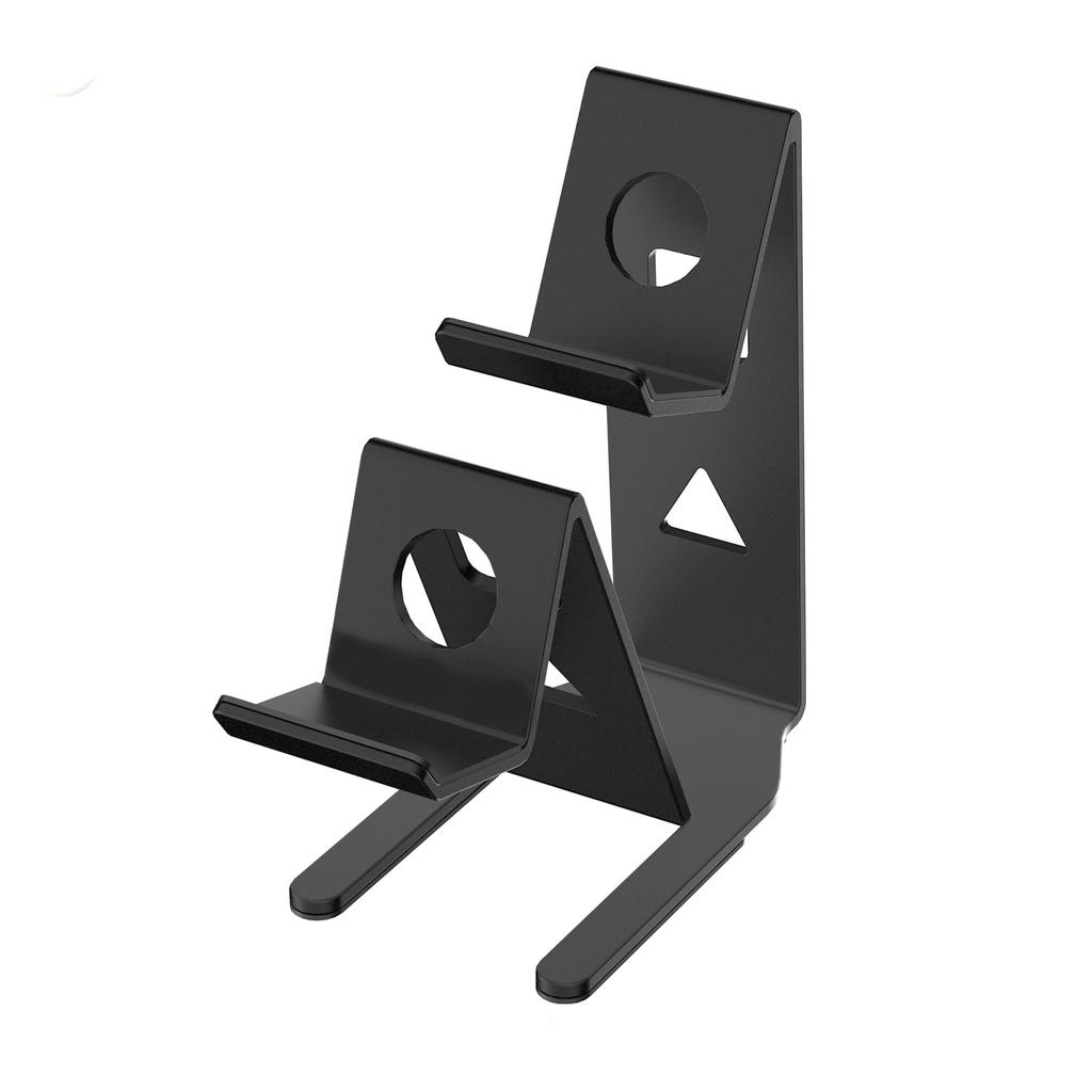 Controller Desktop Stand Double Game Controller Metal Stand for Controller Cellphone Space Saving Stand Universal Holder