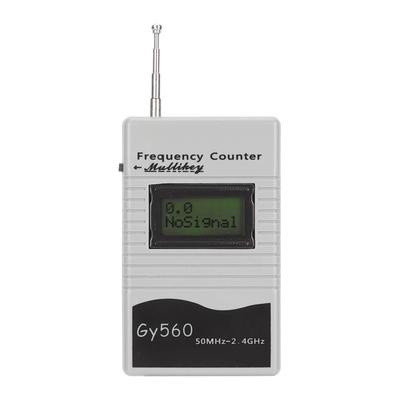 Mini Gooit GY560 Radio Frequency Counter 50Mhz‑2.4Ghz Portable Frequency Counter Radio Frequency