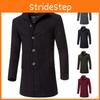 Luxuriöser Trenchcoat Mode Herrenjacke Winter Warm Wollmantel Oberbekleidung Langer Übermantel