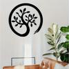 Black Metal Wall Art Tree Of Life Outdoor Garden Patio Decor Sculpture