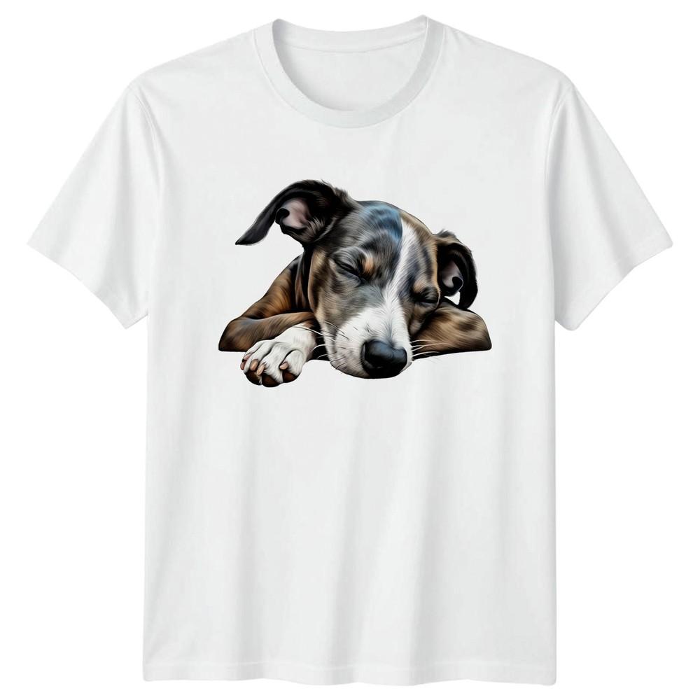 Sleeping Dog Puppy Dogs Animals Unisexs TShirt Unisexs Tee Graphic Unisex Top a S