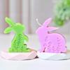 Easter Rabbit Silicone Mould Candle Molds DIY Relief Printing Gypsum Mould Cat Bunny Soap Scented Candle Ornament Mould Crafts