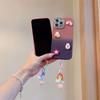 Fashion Cute Gradient 3D Rainbow Pendant Phone Case For iPhone 14 13 12 11 Pro Max X XS XR XS Max 8 7 Plus Soft Silicone Shockproof Cover