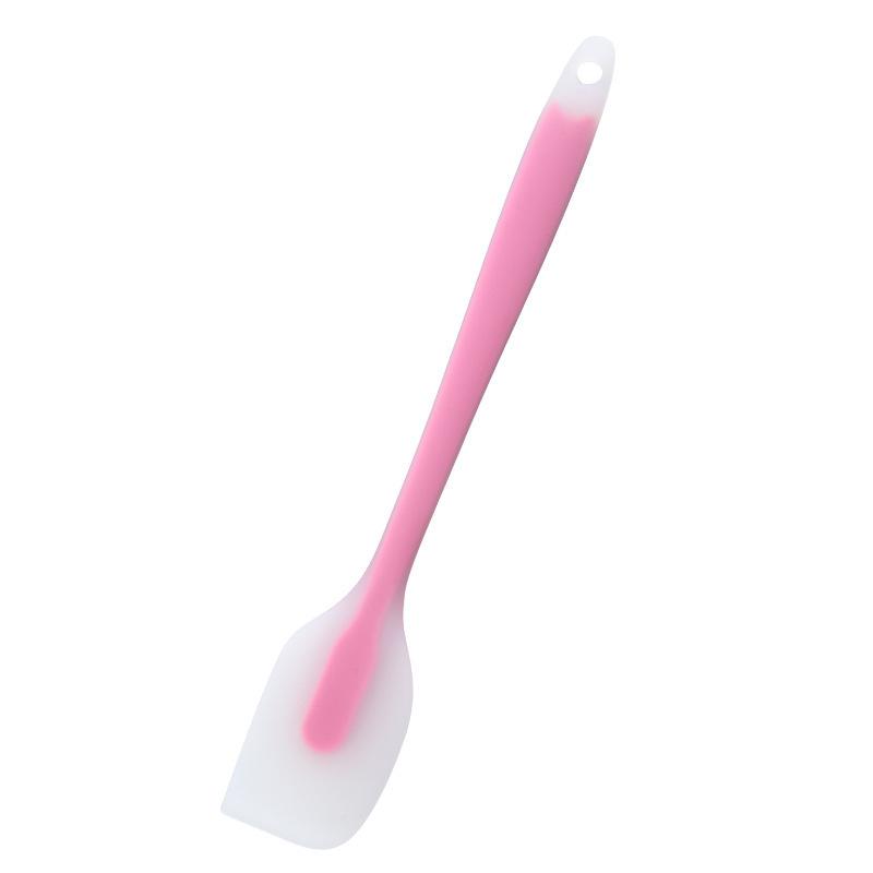 2 Size Flexible Silicone Scraper Heat Resistant Non-stick Translucent Cream Mixing Spatula Kitchen Must-have Gadget