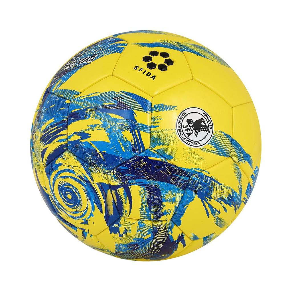 Certified Soccer SFIDA VAIS VORTI Soccer Size [JFA Ball] Jr. Ball, 4, YEL/BLUE
