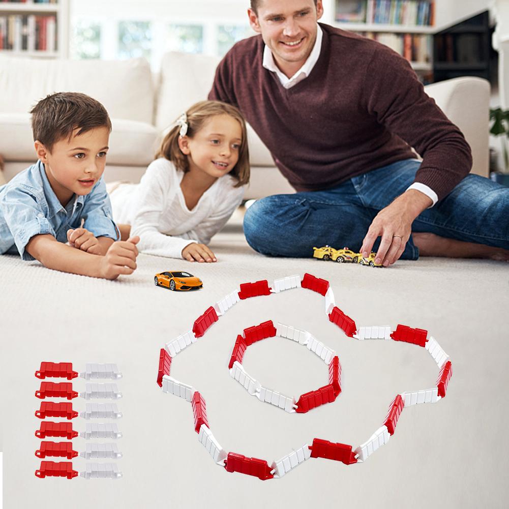 Obstacle Field Fence Mini RC Drift Racing Car Track Set Mini Traffic Road Block Toy for 1/14 1/16 1/18 1/24 1/28 Mini RC Car