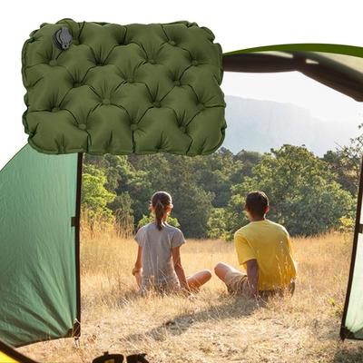 Inflatable Seat Cushion Air Sitting Pad Foldable Support Mat for Airplane Outdoor