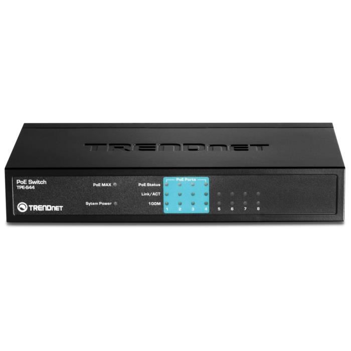 TRENDnet TPE-S44 - Switch 8 ports Ethernet 4+4 PoE