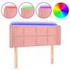 VidaXL LED Headboard Bedroom Furniture Single Bed Accessory Headboard Bed Frame Interior Pink 3123277