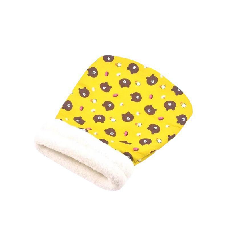 Теплый зимний полузакрытый спальный мешок и коврик для кошек из овечьей шерсти