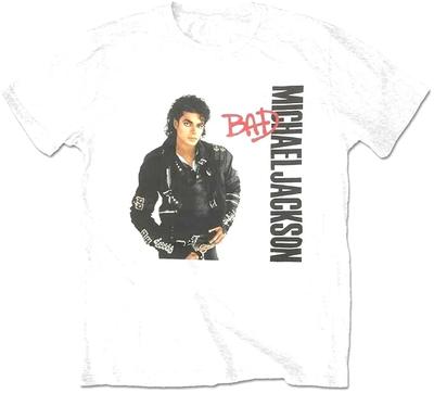Michael Jackson bad T-Shirt weiß S-XXL