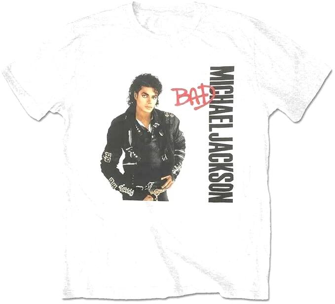 Michael Jackson bad T shirt white S-XXL M