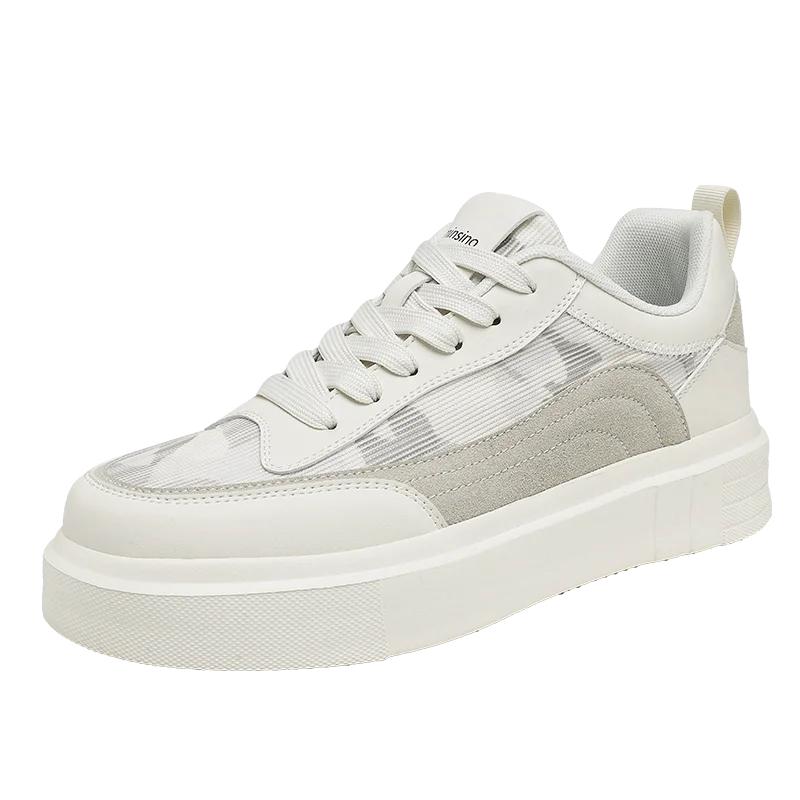 Men's Board Shoes Four Season Breathable Casual Comfortable Anti Slip Wear-resistant Thick Sole Outdoor Casual Shoes Zapatillas