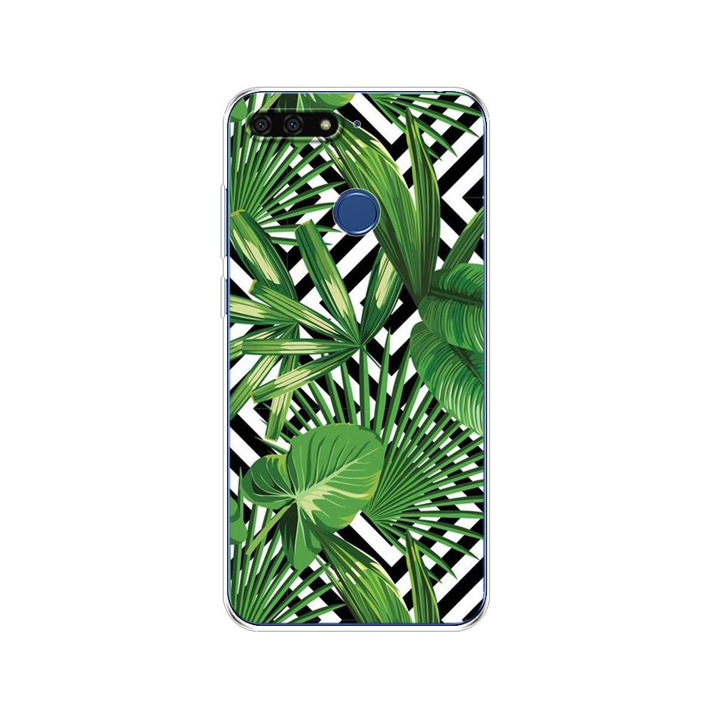For Huawei Honor 7C 5.7 Inch Case Cover Soft Silicone TPU Cute Cover Back Protective Phone Case For Huawei Honor 7c Aum-L41 Bags