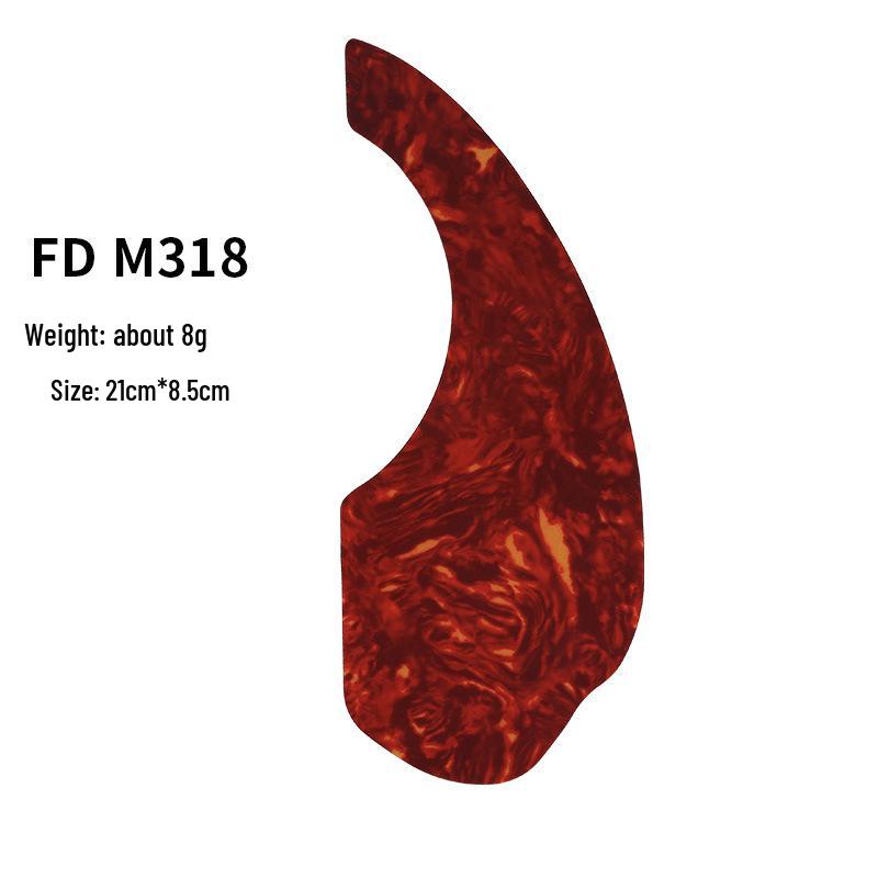 Naklejka panelowa pickguardu gitary chroniąca przed zarysowaniami dla gitar 38-41 calowych - Ochrona strun