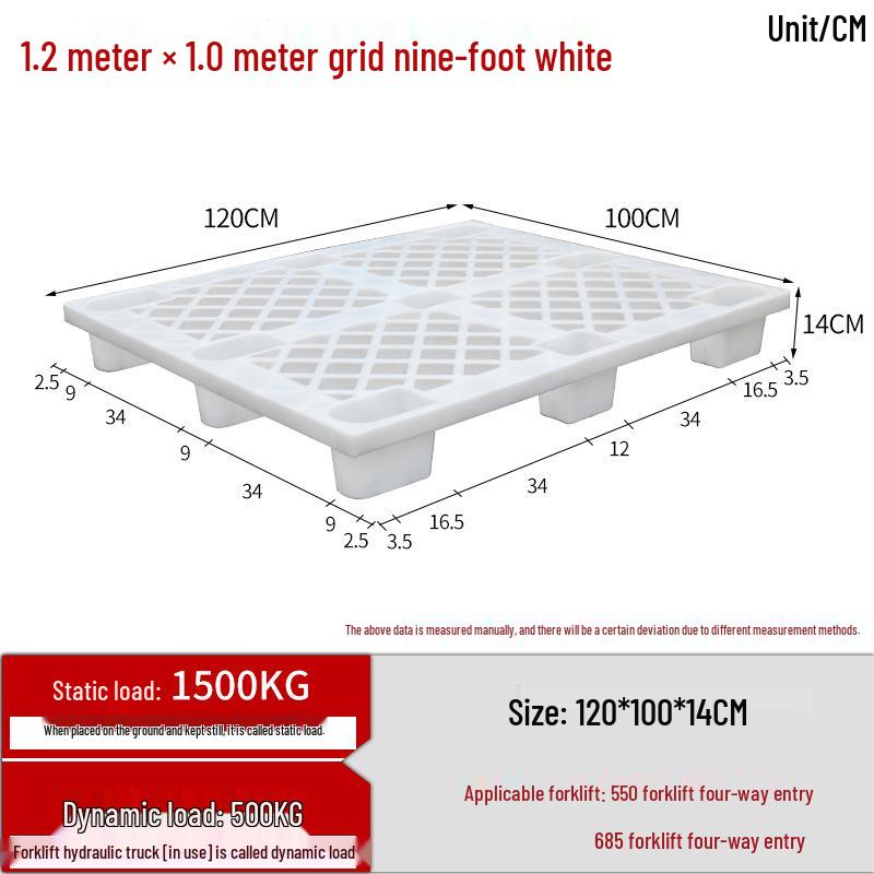 Moisture-Proof Plastic Forklift Pallet Stand