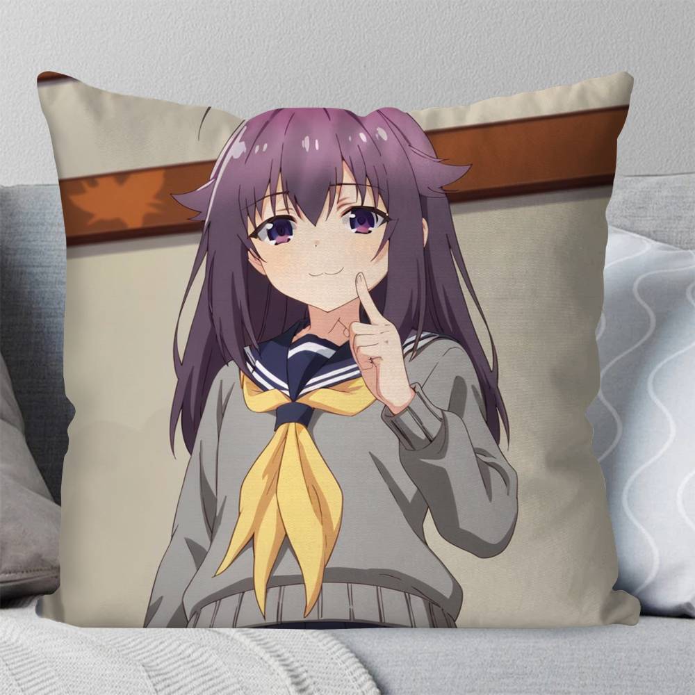 Anko Koshi Anime My Deer Friend NNokotan Pillow Case Fashion Square Pillowcase Bedroom Sofa Room Ins Decoration Leisure