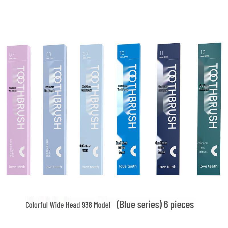 10-Pack Soft Bristle Toothbrushes, Wide 48-Hole Design, Single Blister Pack for Home Use