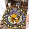 Japanese Pet Collecting Game E-vee Print Round Carpet for Living Room Bedroom Table Chair Sofa Home Decor Area Rug Luxury Gift