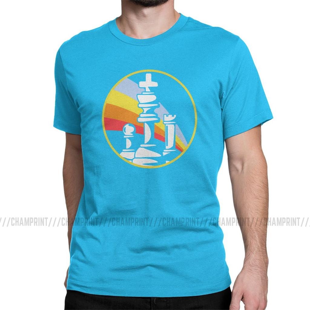 Chess Tournament Men T Shirt Intellectual Game Player Novelty Tee Shirt Short Sleeve Crew Neck T