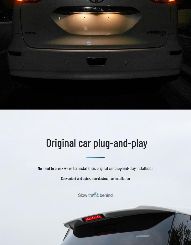 YCL High-Mounted Third Brake Light for Toyota Alphard, Grandia, Vellfire, Previa ACR50