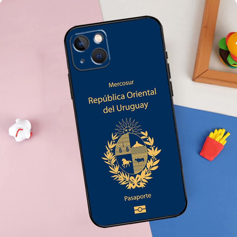 

Uruguay Flag Phone Case For iPhone 15 Pro Max 11 12 13 14 16 Pro Max Mini XR 16e 15 16 Plus Cover Shell iPhone 13