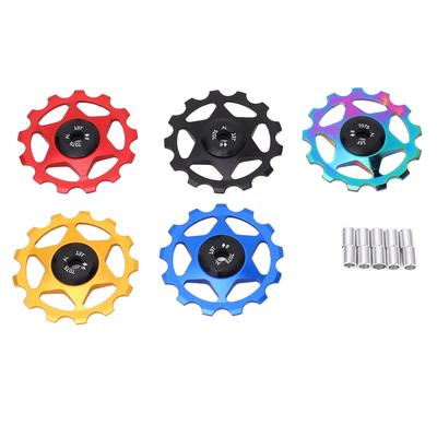 5pcs Bike Rear Derailleur Pulley Aluminium Alloy Rear Derailleur Guide Roller for Road Bike MTB 13T