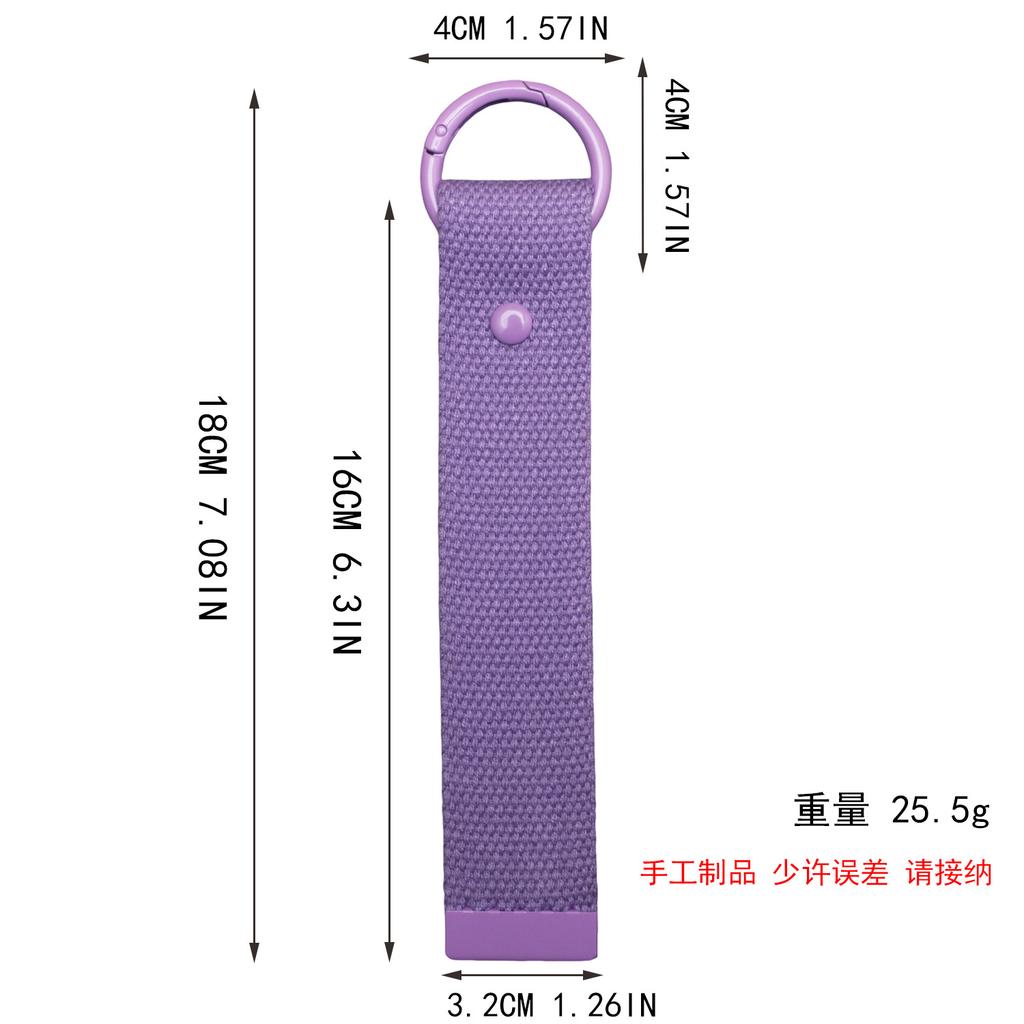Korean Handmade Webbing Cloth Sticker Diy Pendant Keychain Bag Pendant Dopamine Ins Polyester Pendant
