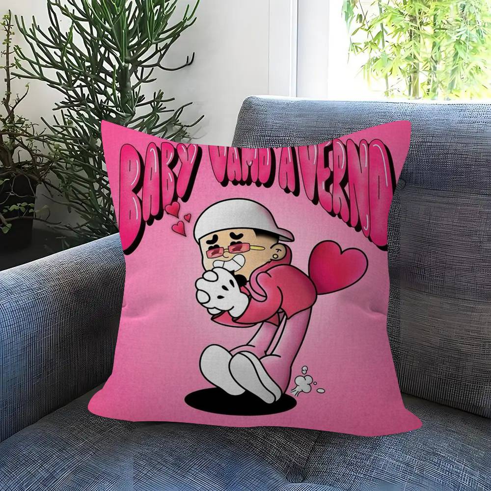 SINGER OOmar Courtz Album Doublesided Printed pillow cover Short plush Suitable living room bedrooms sofas throw cushion cover