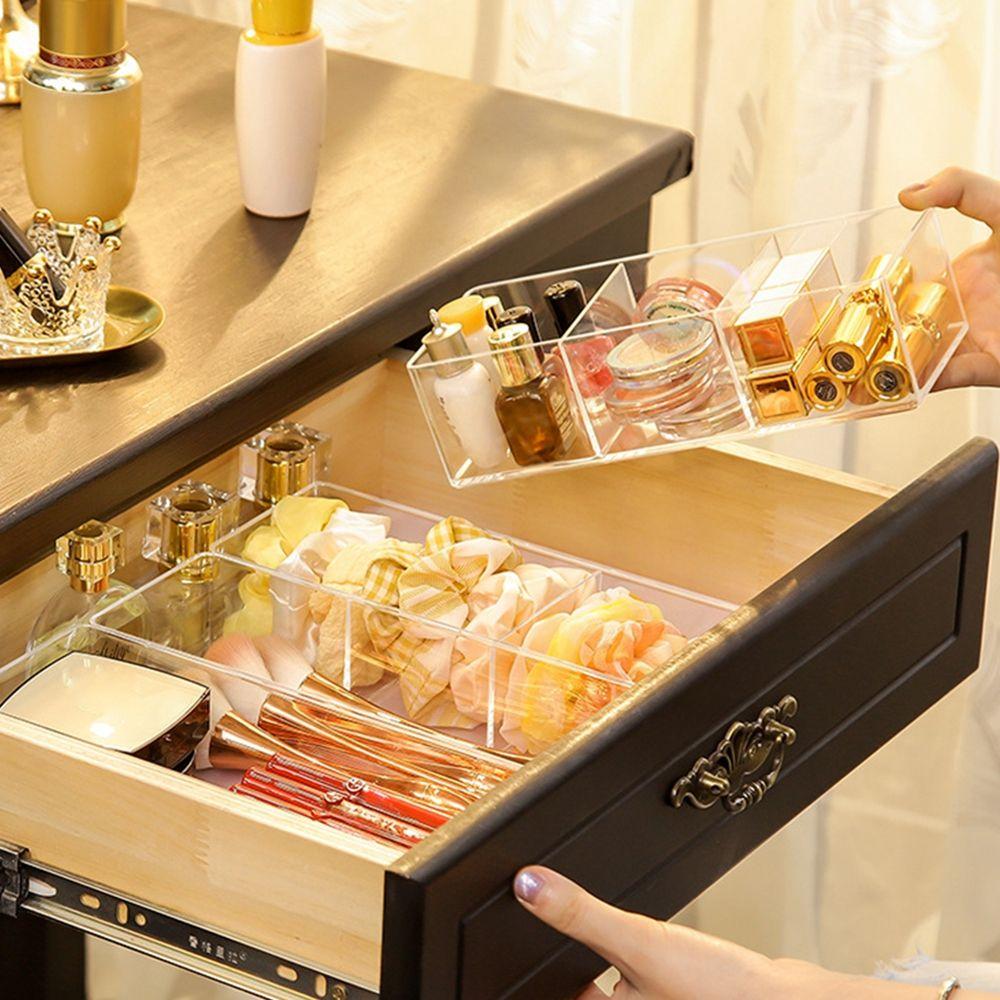 Grid Box Compartment Sundries For Female Divider Box Desktop Drawer Makeup Layered Storage Box