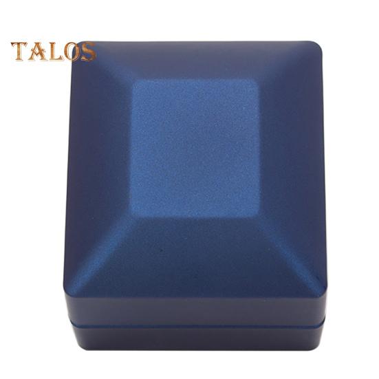 Świecące pudełko na pierścionki z diodami LED Kompaktowa konstrukcja Przenośne miękkie pudełko na pierścionki zaręczynowe Pudełko na biżuterię prezentową