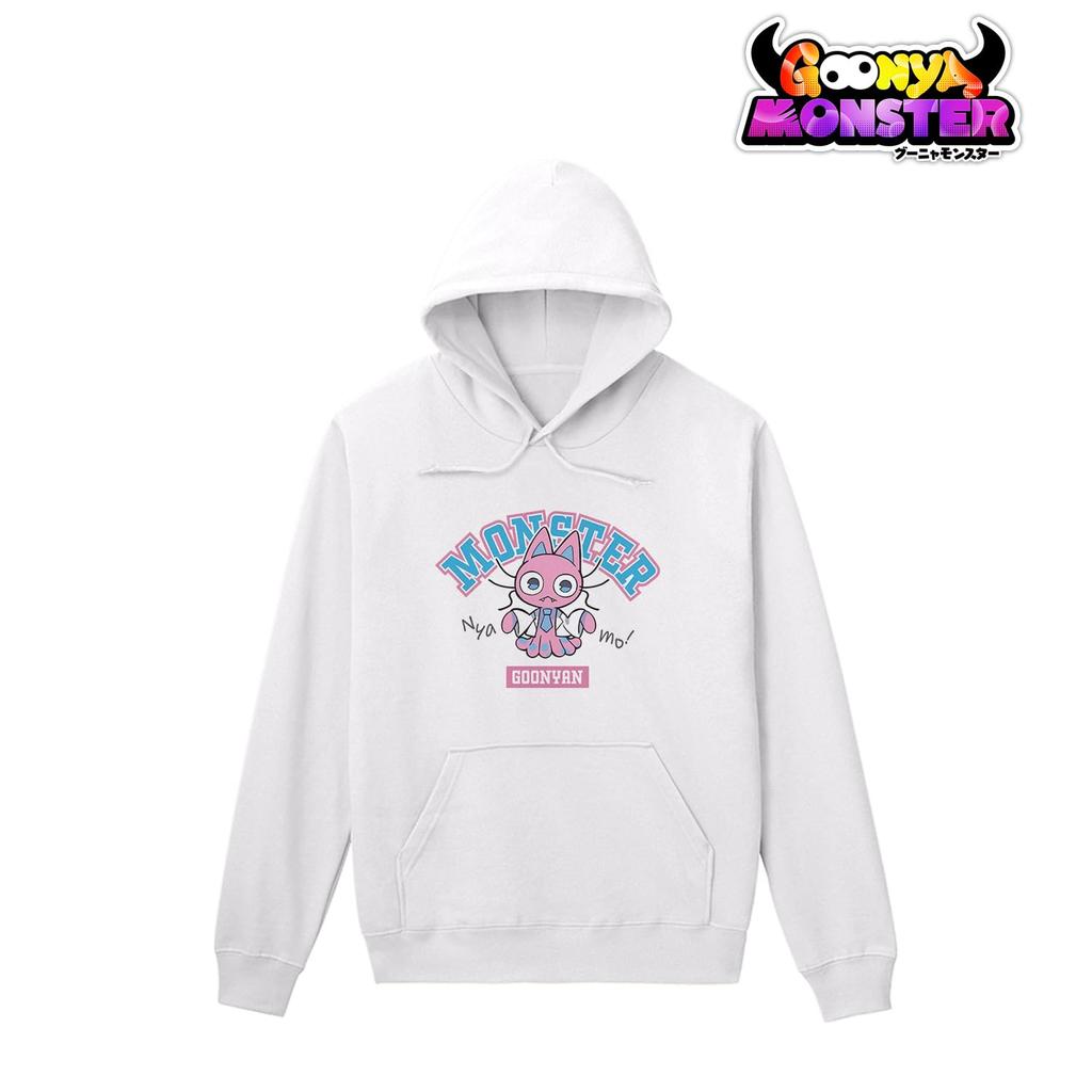 Goonya Monster Goonyan Hoodie, White, Women's XXL Size