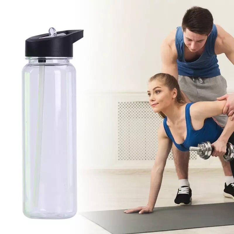 With Water Bottle Straw Bpa Free Leakproof Sport Portable Drinks Mug Cup Travel