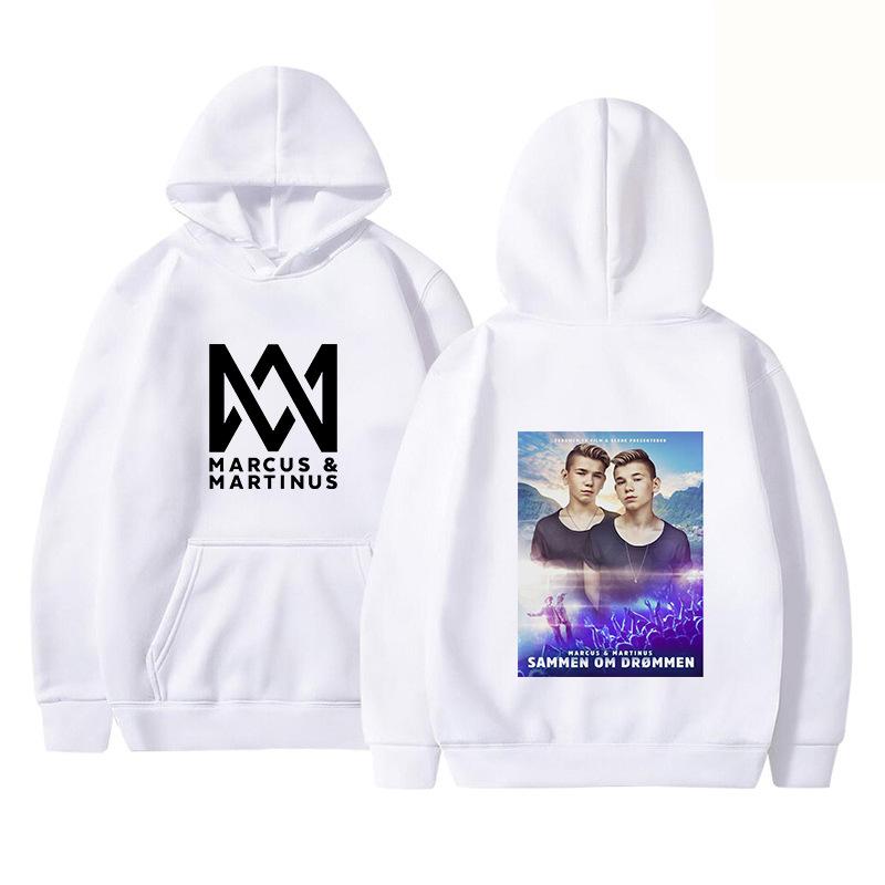 Marcus and Martinus Hoodie Sweatshirts Autumn Winter Men Womnen Fashion Brand Oversized Couples Design Hoodies