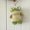 Cartoon Cute Green Little Frog Plush Toy Pendant Cute Animal Plush Toy Keychain Backpack Decoration Plush Pendant Festival Gift