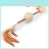 Chewable Cat Toy With Feather Mouse And Ball For Indoor Play
