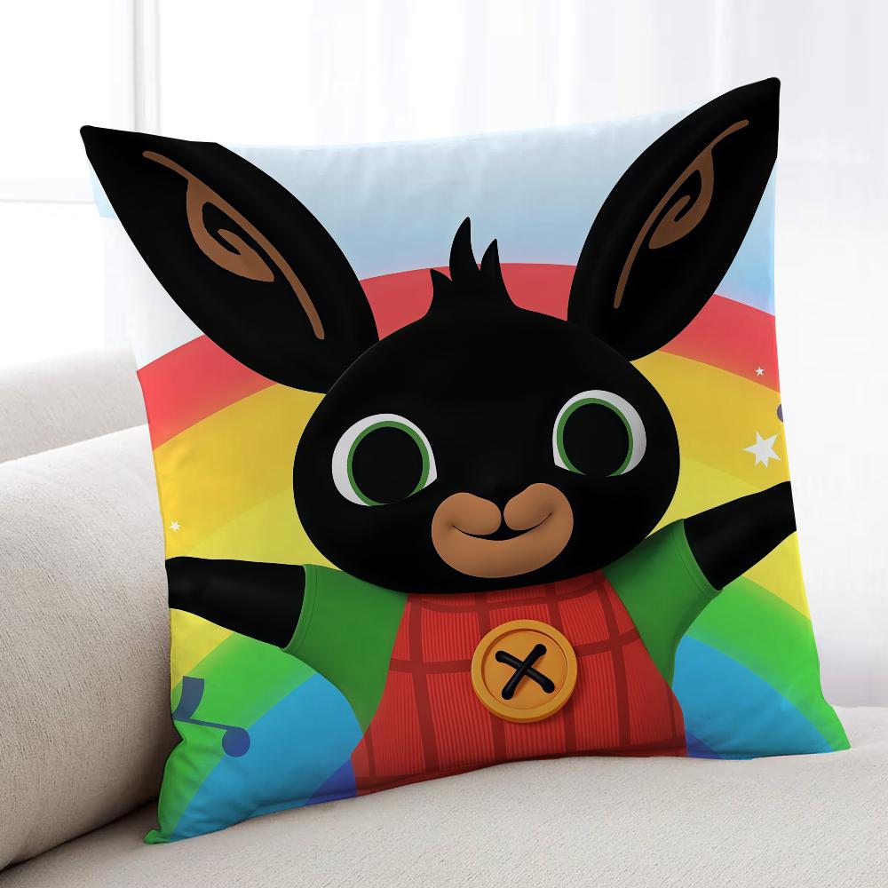 

Cute BBing Cartoon cushion cover Home Bedding Sofa living Room pillowcase Simple Soft Skin Cushion Cover Party Gift 30x30cm
