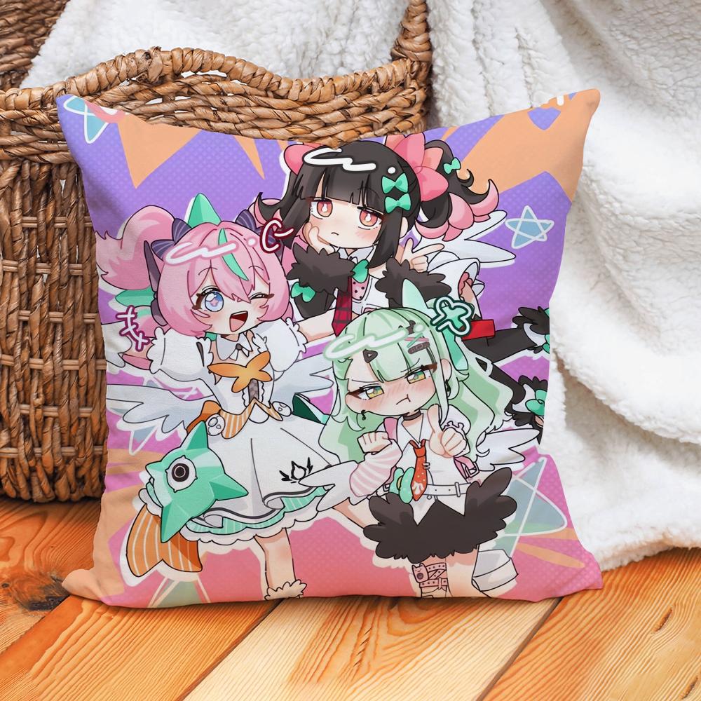 Zenless Zone Zero Angels Of Delusion Aod Pillow Case Home Cushion Cover Suitable For Office Sofa Car Suitable For All Seasons