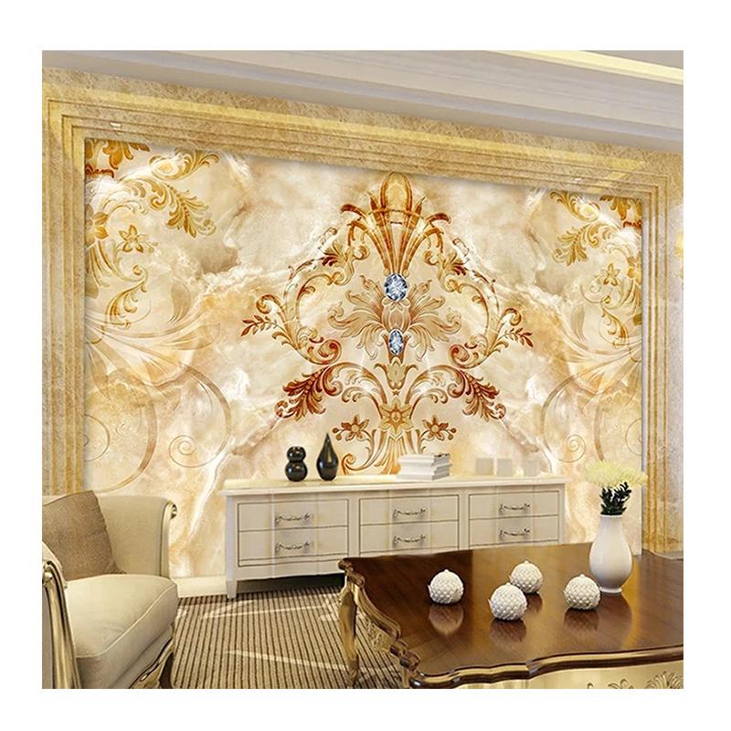 

Индивидуальный Фото-Фреска Любого Размера Европейский Стиль Модный 3D Обои Стерео Сапфировый Мраморный Фреска Гостиная ТВ Домашний Декор Наклейки 200 cm(W) x 140 cm(H)