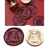 Castles Wax Seal Stamp Decorative Seal Plant Sealing Wax Stamp Brass Head for Wedding Scrapbooking Decoration